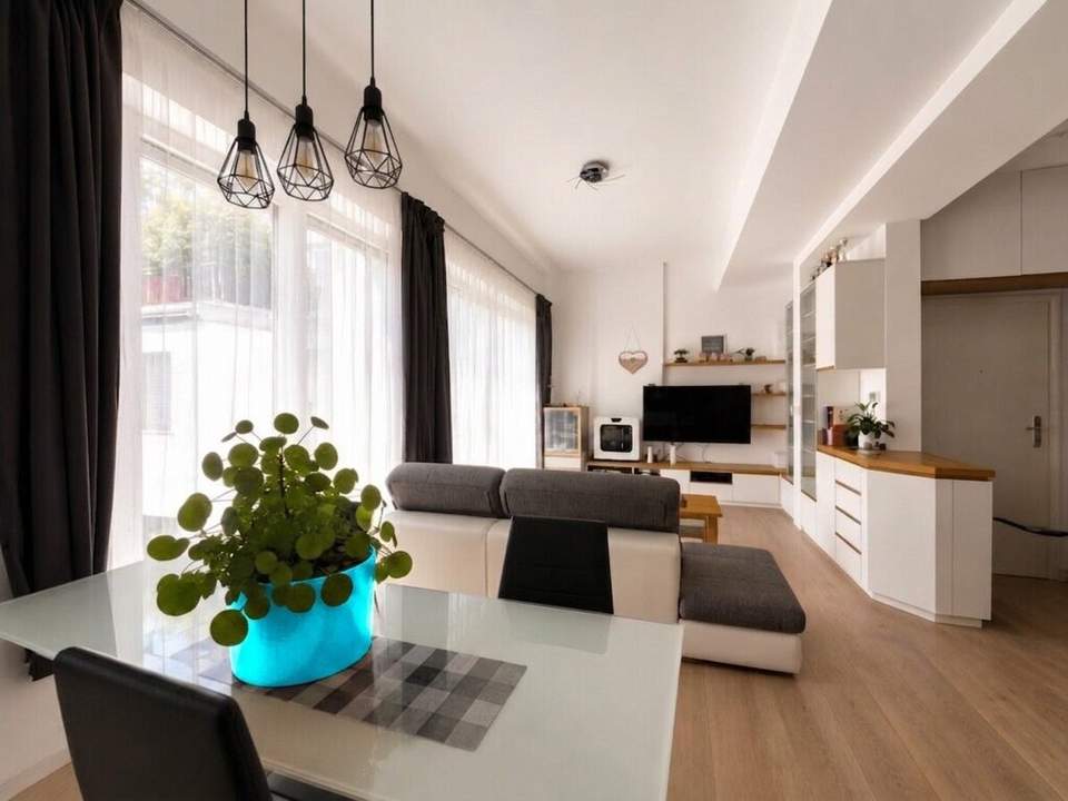 U4 | Morgensonne und klimatisierte Räume | offener Wohn-/Essbereich | moderne Ausstattung | U4 Hietzing und Park Schönbrunn