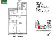 Wohlfühlwohnen nahe der Donau – 2-Zimmer-Wohnung mit durchdachtem Grundriss &amp; Einbauküche - ab sofort beziehbar!