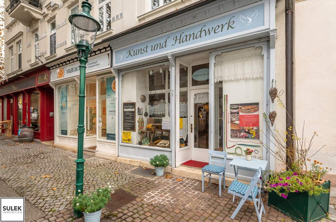 Geschäftslokal mit Lager in der Fußgängerzone Mödling