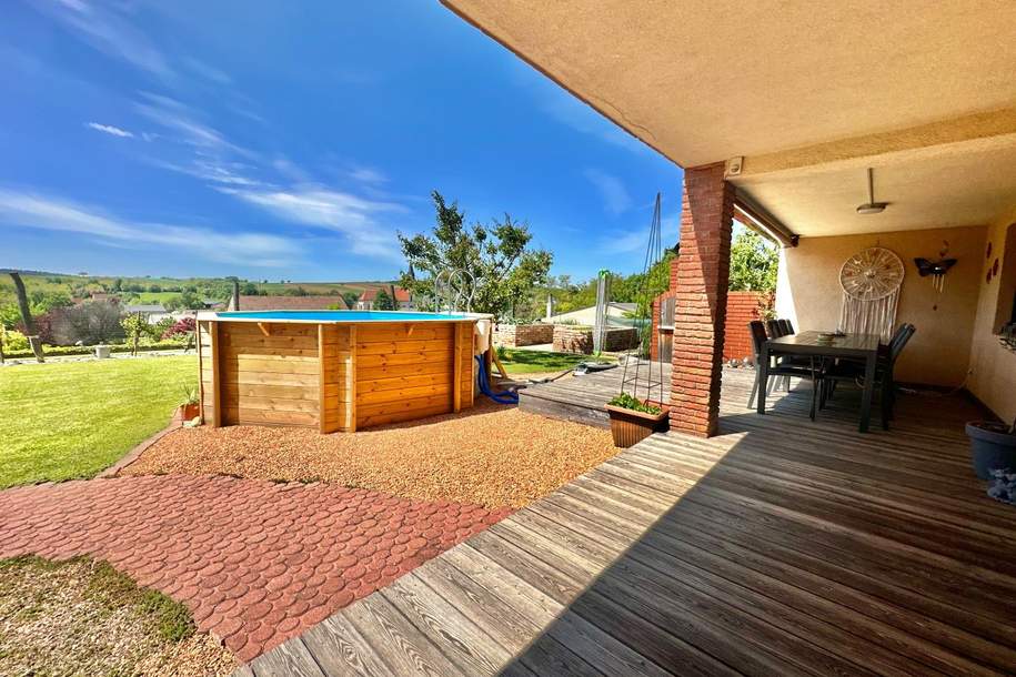 Wohnen mit Ausblick – Charmantes Einfamilienhaus mit großem Garten &amp; Pool!, Haus-kauf, 410.000,€, 2130 Mistelbach