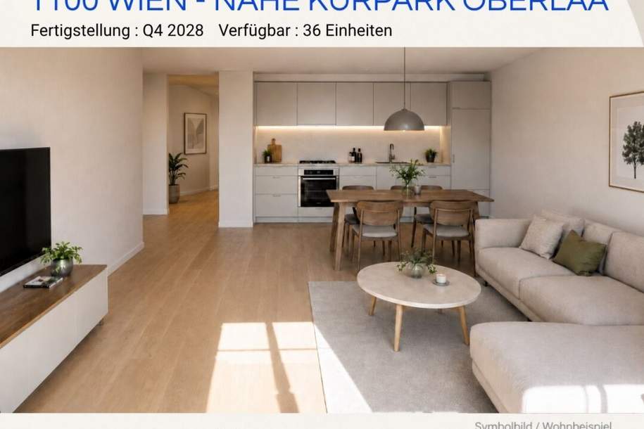 Exklusive Kurparkresidenzen - Eigennutzung oder INVESTMENT, Haus-kauf, 619.000,€, 1100 Wien 10., Favoriten