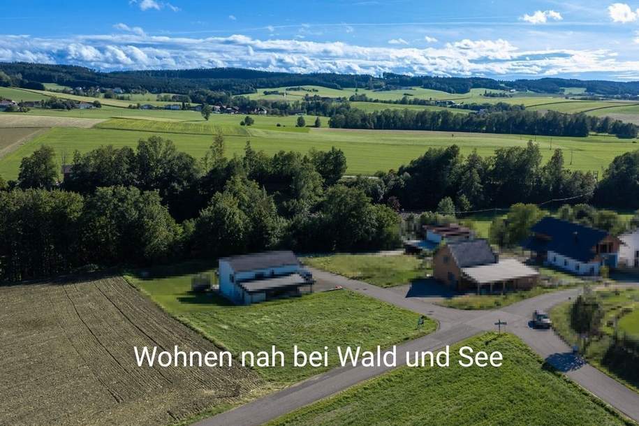 Auf der Sonnenseite in einem Naherholungsgebiet mit Wald und See, Grund und Boden-kauf, 135.000,€, 4925 Ried im Innkreis