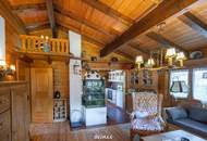 „Wohnen im Einklang mit der Natur – Stilvolles Holzhaus in traumhafter Ruhelage auf unverbaubarem Grundstück“