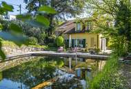 URLAUBSFEELING PUR! Eigenheim in mediterranem Stil mit Traumgarten und Badeteich! Absolute Privatsphäre!