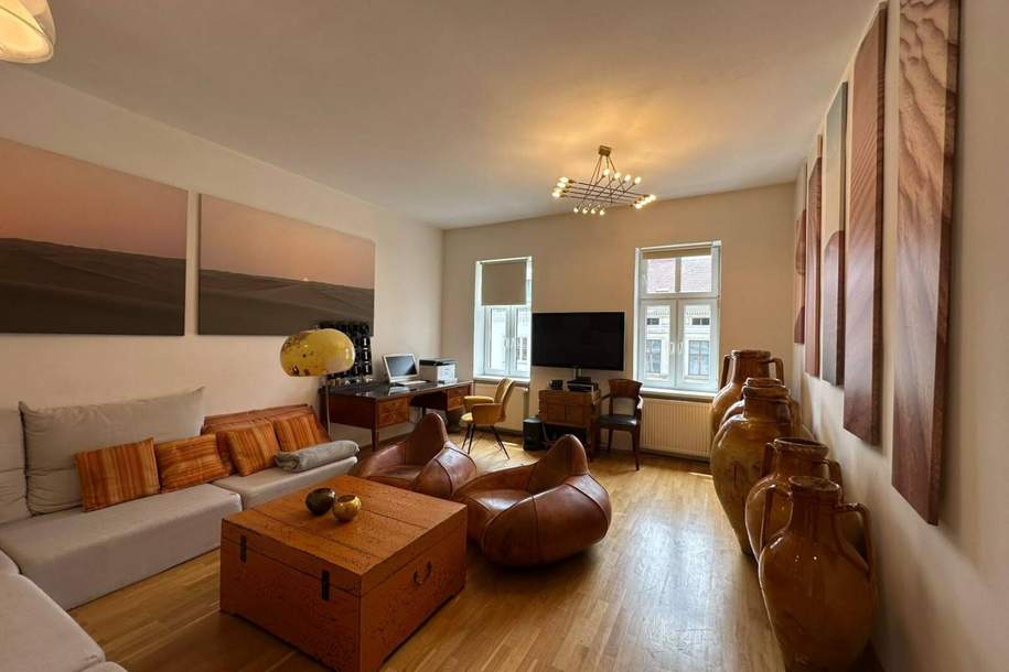 Großzügige 3-Zimmer-Wohnung in zentraler Lage der Josefstadt!, Wohnung-miete, 1.350,00,€, 1080 Wien 8., Josefstadt