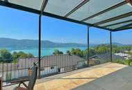 Privates Wörthersee-Panorama auf höchstem Niveau – Penthouse in der Villa Onda mit Sauna & 2xTG