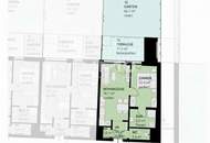 Leben in Aspern- 2-Zi-EG-Wohnung mit Garten, Terrasse, Tiefgarage &amp; U-Bahn-Nähe in 1220 Wien!