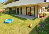 FIRE SALE! Barfuß ins Gras. Direkt vom Wohnzimmer aus. Den Sommer bereits im eigenen Garten verbringen! TOP Neubauwohnung mit viel Freiraum! 3 Zimmer + Grün wohin das Auge reicht + Luftwärmepumpe!