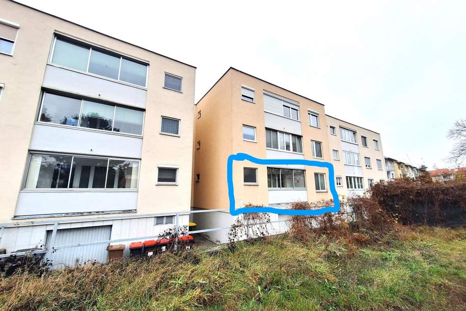 ABSOLUT NEUER PREIS!!! 63m² - Erdgeschosswohnung mit Loggia, Wohnung-kauf, 115.000,€, 2020 Hollabrunn