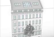 DG-Ausbau mit Baubewilligung im 7. Bezirk – 4 Wohnungen, ca. 344 m² gewichtete Fläche