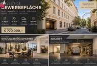 Vielseitige Gewerbefläche mit ca. 460 m² + 80 m² Lager | Nähe Praterstern | Zufahrt vorhanden