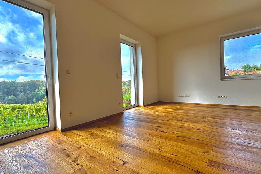 2-Zimmer Wohnung mit traumhaften Panoramablick inmitten der Weinberge von Klöch - Erstbezug!, Wohnung-kauf, 395.000,€, 8493 Südoststeiermark
