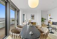++ Der WOLKENKRATZER an der DONAU ++ DREI Zimmer mit Skyline-View