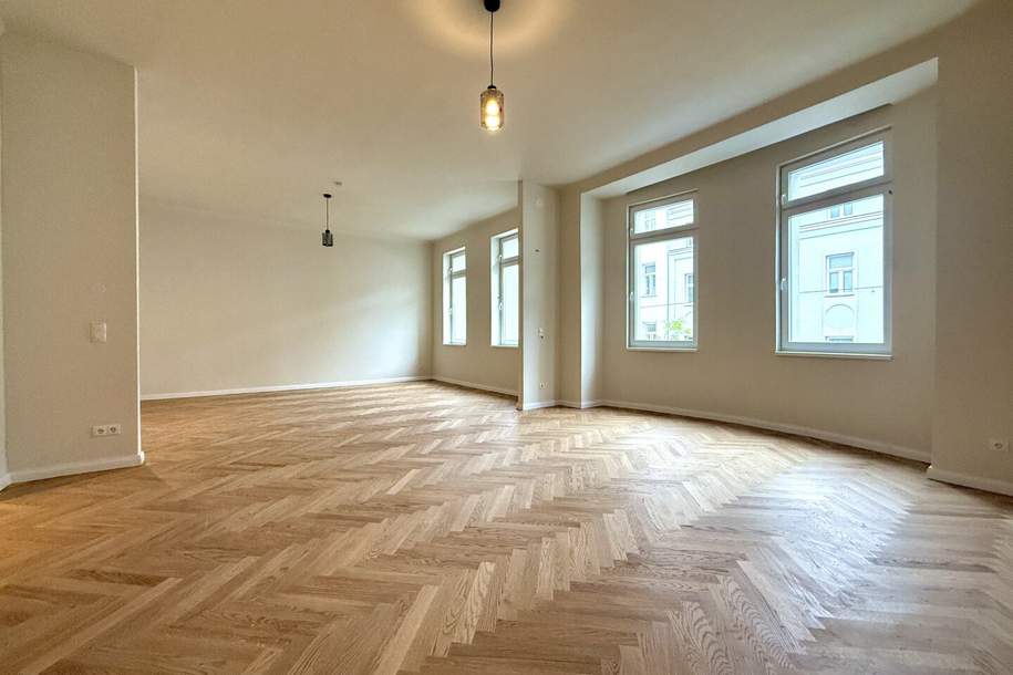 Wiener Wohntraum: Hochwertig sanierte 4-Zimmer-Wohnung mit besonderem Zugang zur Freifläche, Wohnung-miete, 2.006,93,€, 1050 Wien 5., Margareten