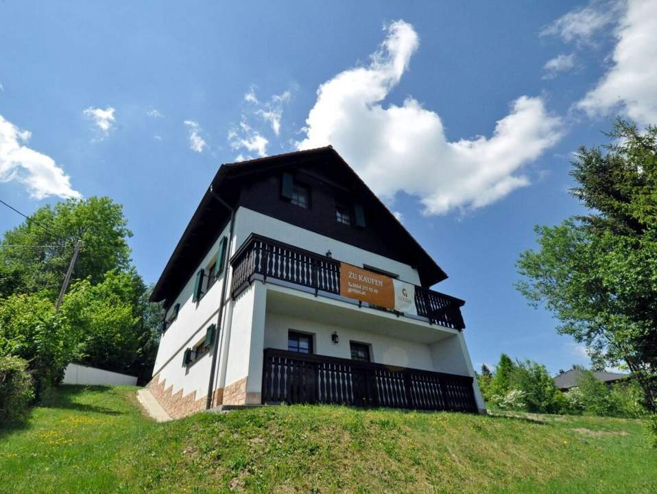 Naturnah &amp; stilvoll: Neuwertiges Haus im alpinen Stil in St. Corona am Wechsel