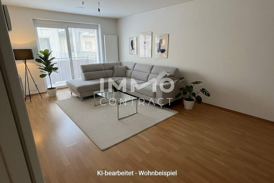 Moderne 3-Zi-Wohnung in Pöchlarn mit Balkon, 2 Garagen und Aufzug – Miete €1.014 - Förderbar, Wohnung-miete, 1.014,11,€, 3380 Melk