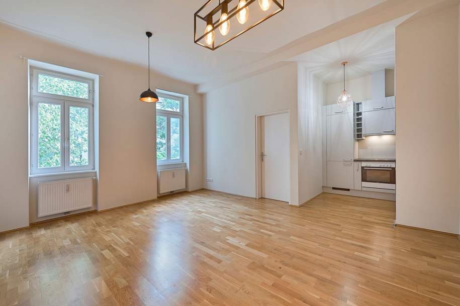 Urban JUNGLE: INNENHOFRUHELAGE mit schönem GRÜNBLICK - Balkonanbau möglich, Wohnung-kauf, 448.000,€, 1030 Wien 3., Landstraße