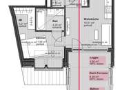 Schöne 2-Zimmer-DG-Wohnung mit Terrasse und Klimaanlage