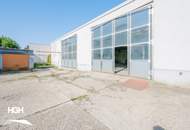 2325 Himberg Großes Grundstück mit heller beheizter HALLE, Außenfläche und bestandsfreiem Mehrparteienhaus mitten in Himberg
