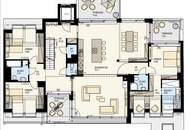 GOLDENER SCHWAN | LUXUS - LOFT- PENTHOUSE - MIT POOL - SKYLINE UND WASSERBLICK