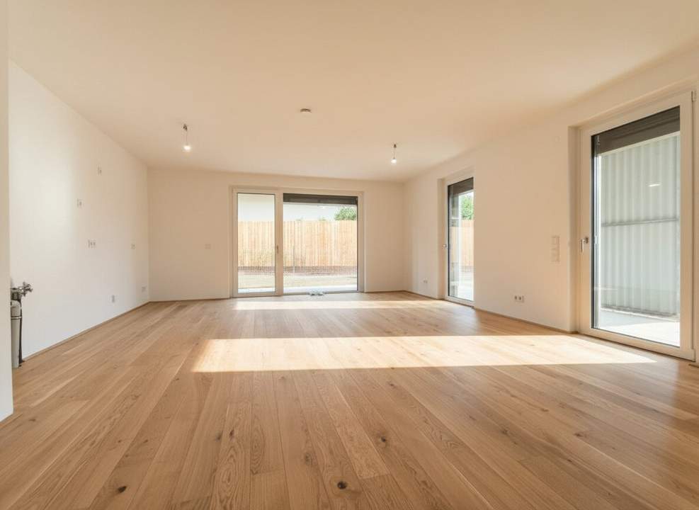 FLORIANI – Quartier am Tullnerfeld - PROVISIONSFREI - Großzügige 4 Zimmer mit Loggia und schönem Garten - 2 Bäder - Viele Extras für ihr Wohlbefinden