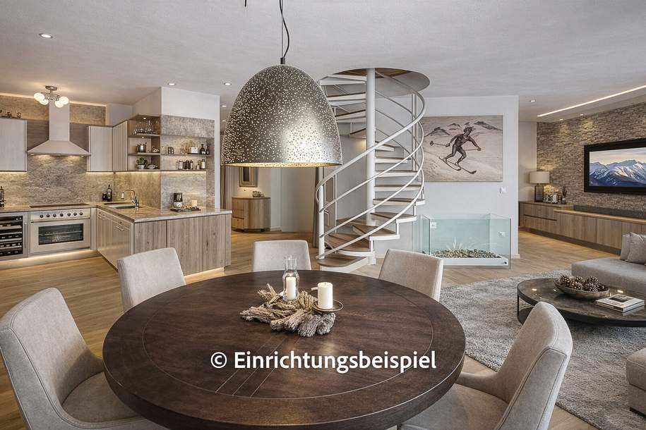 Dachgeschosswohnung mit Turmzimmer und Panorama-Ausblick, Wohnung-kauf, 495.000,€, 6370 Kitzbühel
