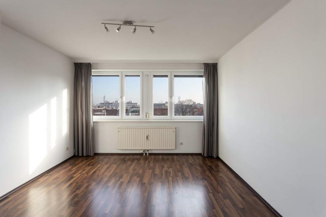 Moderne 2-Zimmer-Wohnung mit tollem Stadtblick und KFZ-Stellplatz im 9. Bezirk zu verkaufen!