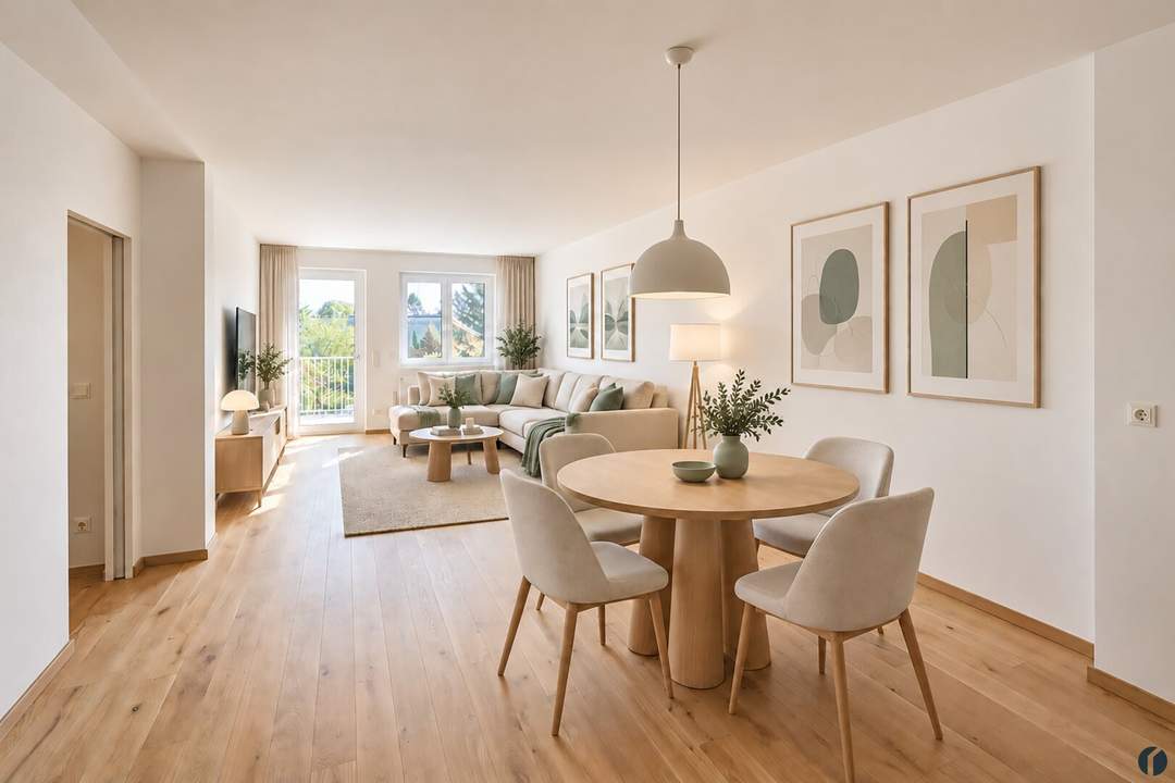 3-Zimmer-Erstbezugswohnung mit Balkon in Bahnhofsnähe