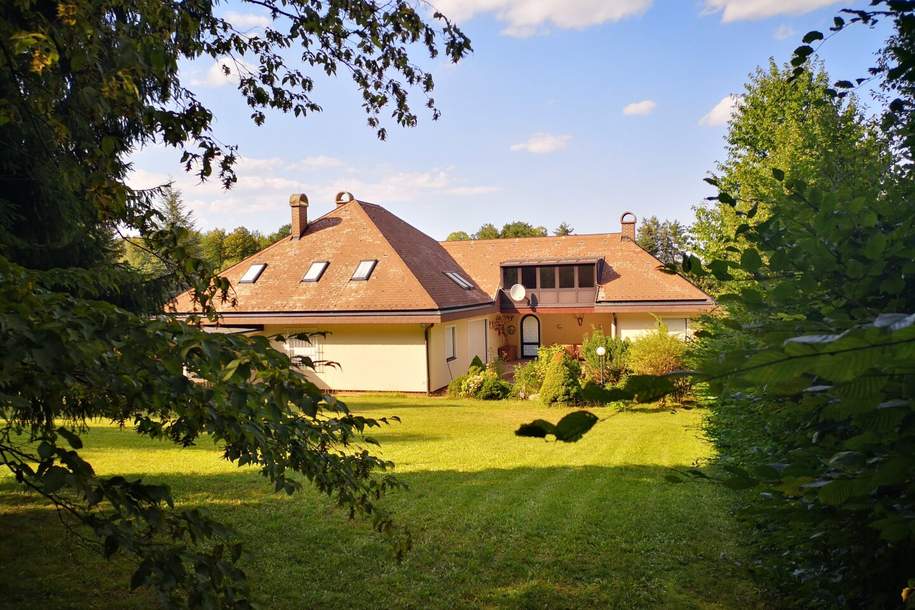 Ruhig gelegene Villa mit Jagdzimmer und idyllischem, großem Garten, Haus-kauf, 750.000,€, 2620 Neunkirchen