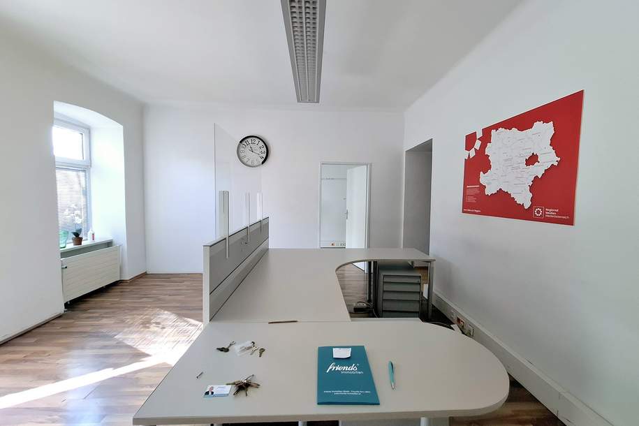 Attraktives Büro/Praxis/Geschäftslokal in Mödling, Gewerbeobjekt-miete, 2.257,20,€, 2340 Mödling
