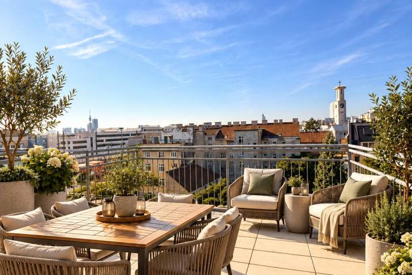 Exklusive Dachgeschosswohnung mit großzügigen Freiflächen in Floridsdorf, Wohnung-kauf, 749.000,€, 1210 Wien 21., Floridsdorf