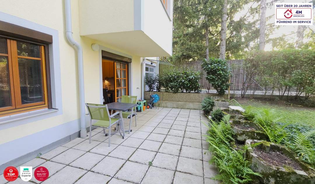 "Ruhe, Luxus und Natur in Sievering" Exklusive Maisonette-Gartenwohnung in Top-Lage