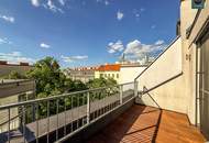 Klimatisierte Dachgeschoss Maisonette mit 2 Terrassen und Kamin nahe Uno City!