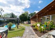 Sehr gepflegtes Wohnhaus mit Garten, Pool & Wellnessbereich in Schwechat