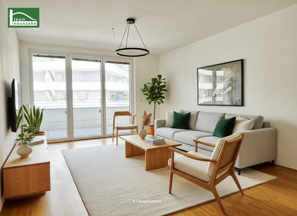 Ihr neues Zuhause in grüner Idylle - Geräumige 2-Zimmer-Wohnung mit Balkon in der Green City!