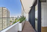 Danubeflats – Exklusive 2-Zimmer-Wohnung im höchsten Wohnhochhaus Österreichs mit zwei Balkonen, Spa und Blick auf die Neue Donau