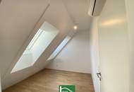 Moderne Dachgeschoss-Wohnung mit Balkon! 5 Minuten zu U6 und S-Bahn Handelskai! KLIMAANLAGE. - WOHNTRAUM