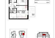 Helle 2-Zimmer-Wohnung mit Balkon in ruhiger Lage