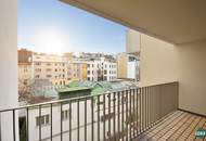 Ruhelage: Schöne 2-Zimmer-Wohnung mit Loggia in Augartennähe