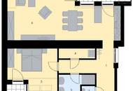 Ruhig & modern 2-Zimmer-Dachgeschoß-Wohnung mit großen Außenflächen