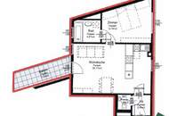 Attraktive 2-Zimmer-Wohnung mit Balkon nahe S-Bahn Jedlersdorf