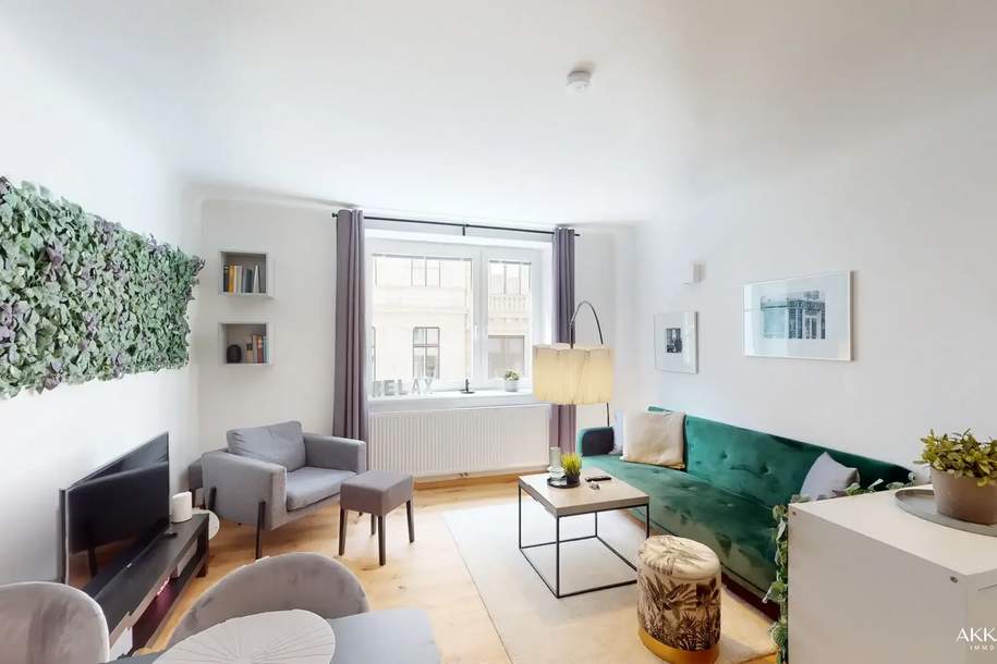 Stilvolles Stadtwohnen am Rudolfspark – 3 Zimmer in ruhiger, zentraler Lage, Wohnung-kauf, 810.000,€, 1010 Wien 1., Innere Stadt