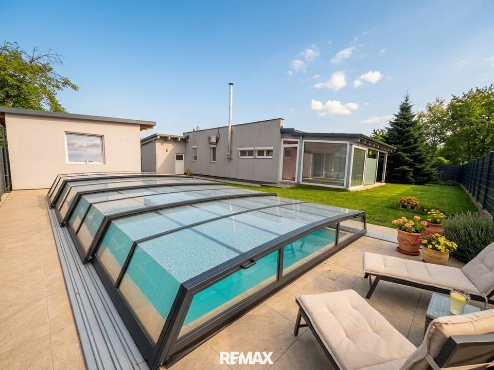 Moderner Bungalow mit Pool und traumhafter Terrasse - barrierefrei nahe Bad Radkersburg