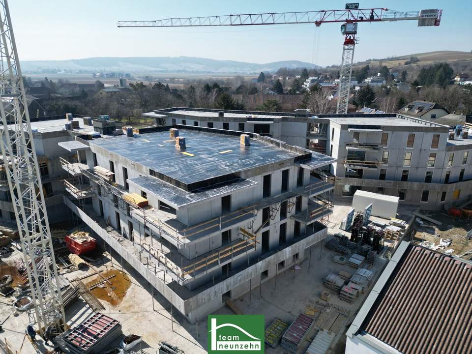Moderne Dachgeschosswohnung inklusive Klimaanlage und Sonnenschutz - das perfekte Investment: FLORIANI – Quartier am Tullnerfeld