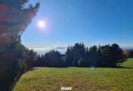 Sonniges Baugrundstück mit traumhafter Aussicht