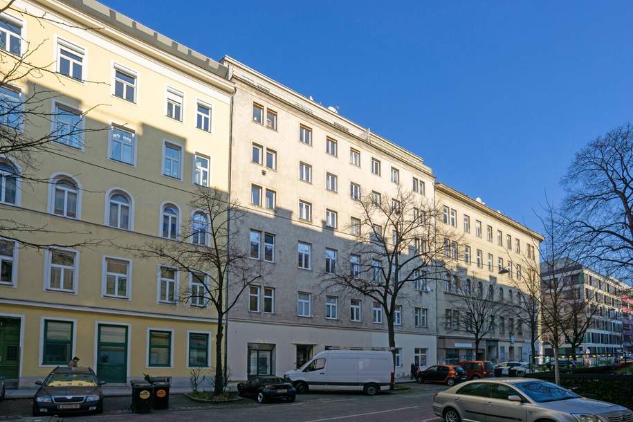 Nähe Prater, Uni, Donauinsel! Unbefristet vermietete 1-Zimmer-Wohnung im Gründerzeithaus, Wohnung-kauf, 75.000,€, 1020 Wien 2., Leopoldstadt