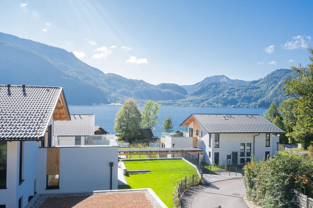 Süd-West Gartenwohnung mit großer Terrasse | privater Seezugang | sofort bezugsfertig