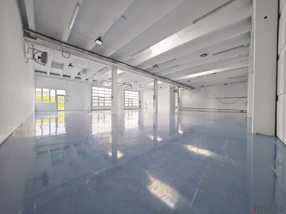 Ebenerdige Produktionsfläche mit 420m² | beheizbare Halle mit Nebenräumen | direkte Einfahrt möglich