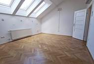 TOPLAGE, BÖRSE-NÄHE, klimatisierte 157 m2 Maisonette mit 18 m2 Terrasse, 4 Zimmer, Küche, Wintergarten, 2 Bäder, Zelinkagasse