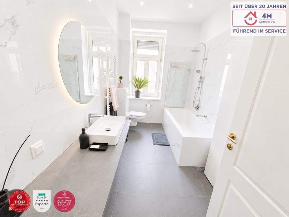Wiener Lebensgefühl auf höchstem Niveau - modernes Wohnen im charmanten Altbau mit Balkon im 4. Liftstock!